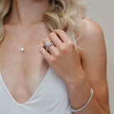 Emerald Halo Diamond Ring