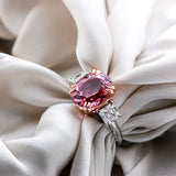 Natural PinkTourmaline Ring