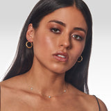 Mother-of-Pearl Clover  Petal Necklace