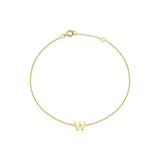 Mini Initial 9CT Yellow Gold Bracelet W