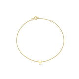 Mini Initial 9CT Yellow Gold Bracelet Y