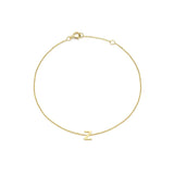 Mini Initial 9CT Yellow Gold Bracelet Z