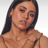 Mother-of-Pearl Clover  Petal Necklace