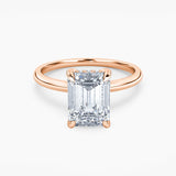Billie Solitaire Hidden Halo Lab Grown Diamond Engagement Ring