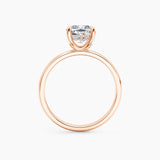 Billie Solitaire Hidden Halo Lab Grown Diamond Engagement Ring