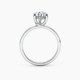 Billie Solitaire Hidden Halo Lab Grown Diamond Engagement Ring