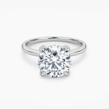 Billie Solitaire Hidden Halo Lab Grown Diamond Engagement Ring