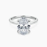 Billie Solitaire Hidden Halo Lab Grown Diamond Engagement Ring