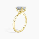 Billie Solitaire Hidden Halo Lab Grown Diamond Engagement Ring