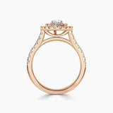 Paris Double Halo Lab Grown Diamond Engagement Ring