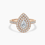 Paris Double Halo Lab Grown Diamond Engagement Ring