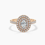 Paris Double Halo Lab Grown Diamond Engagement Ring