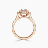 Paris Double Halo Lab Grown Diamond Engagement Ring