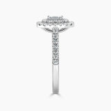 Paris Double Halo Lab Grown Diamond Engagement Ring