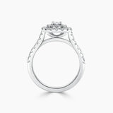 Paris Double Halo Lab Grown Diamond Engagement Ring