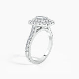 Paris Double Halo Lab Grown Diamond Engagement Ring
