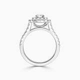 Paris Double Halo Lab Grown Diamond Engagement Ring