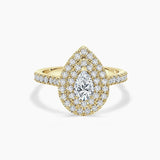 Paris Double Halo Lab Grown Diamond Engagement Ring