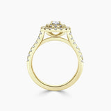 Paris Double Halo Lab Grown Diamond Engagement Ring