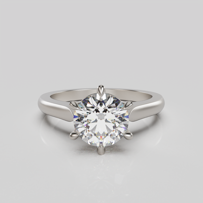 "Vienna" Lab Grown Diamond Engagement Ring Round Cut