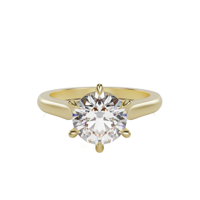 "Vienna" Lab Grown Diamond Engagement Ring Round Cut