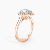 Maya Halo Lab Grown Diamond Engagement Ring