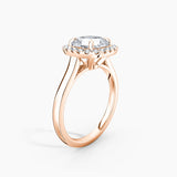 Maya Halo Lab Grown Diamond Engagement Ring