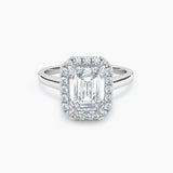 Maya Halo Lab Grown Diamond Engagement Ring