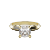 "Hana" Cushion cut  Solitaire Diamond Lab Grown Engagement Ring