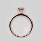 "Holly" Cushion Cut Diamond Solitaire Lab Grown Ring