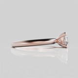 "Holly" Cushion Cut Diamond Solitaire Lab Grown Ring