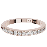 Diamond Wedding Ring Scalloped