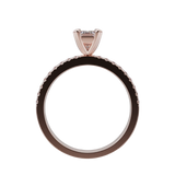 "Demi" One Carat Emerald Cut Lab Grown Diamond Engagement Ring