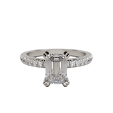 "Demi" One Carat Emerald Cut Lab Grown Diamond Engagement Ring