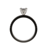 "Demi" One Carat Emerald Cut Lab Grown Diamond Engagement Ring