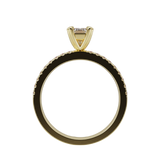 "Demi" One Carat Emerald Cut Lab Grown Diamond Engagement Ring