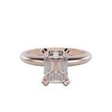"Luxe" Emerald Cut Engagement Ring