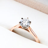 "Vienna" Lab Grown Diamond Engagement Ring Round Cut
