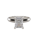 "Calie"  Radiant Solitaire Diamond Solitare Engagement Ring