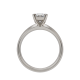 "Calie"  Radiant Solitaire Diamond Solitare Engagement Ring