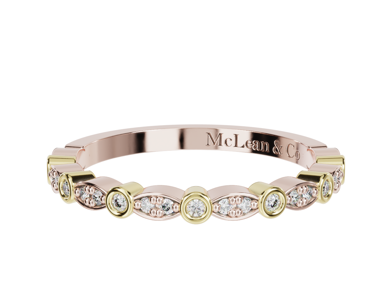 Custom Made Diamond Wedding Ring | McLean & Co Manufacturing Jewellers Sunshine Coast Australia