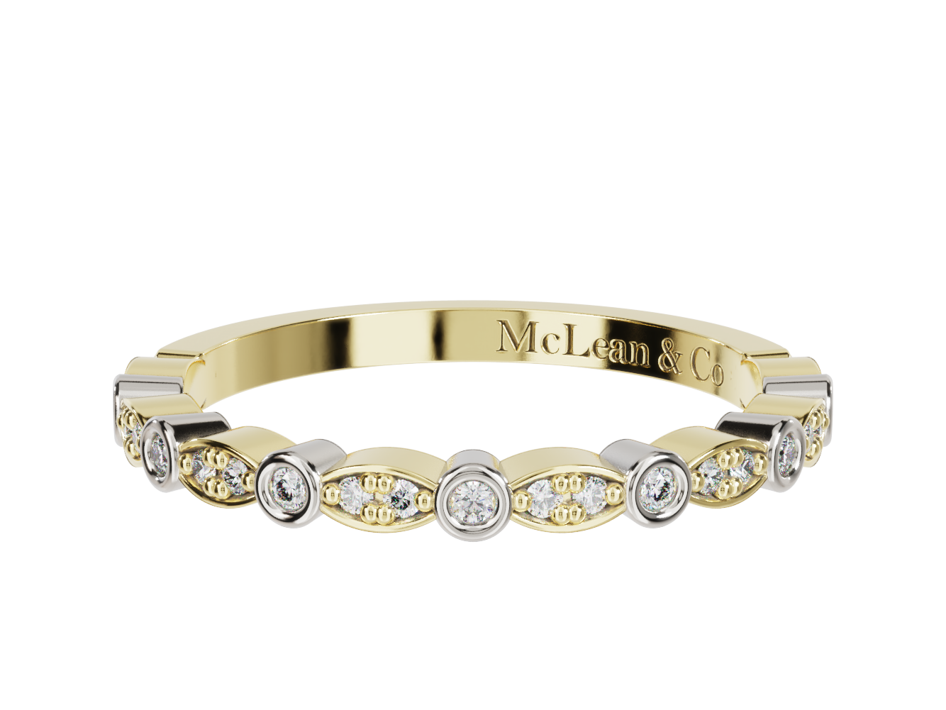Custom Made Diamond Wedding Ring | McLean & Co Manufacturing Jewellers Sunshine Coast Australia