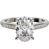 Oval Diamond Engagement Ring