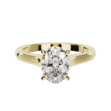 "Ella" Solitaire Oval Cut Engagement Ring