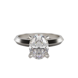 "Hana"  Oval Cut Lab Grown Diamond Engagement Ring