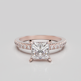 "Elsa" Lab Grown Diamond Princess Cut Diamond Engagement Ring