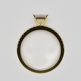 "Elsa" Lab Grown Diamond Princess Cut Diamond Engagement Ring