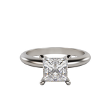 "Brooklyn" Princess Solitaire Lab Grown Diamond Engagement Ring