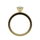 "Elsa" Lab Grown Diamond Pear Cut Engagement Ring