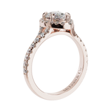 'Karlie' Pear Halo Engagement Ring